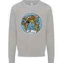 It's Never Too Late Climate Change Mens Sweatshirt Jumper Sports Grey