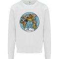 It's Never Too Late Climate Change Mens Sweatshirt Jumper White