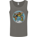 It's Never Too Late Climate Change Mens Vest Tank Top Charcoal
