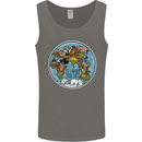 It's Never Too Late Climate Change Mens Vest Tank Top Charcoal