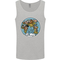 It's Never Too Late Climate Change Mens Vest Tank Top Sports Grey