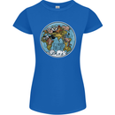 It's Never Too Late Climate Change Womens Petite Cut T-Shirt Royal Blue