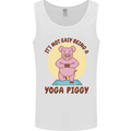 It's Not Easy Being a Yoga Piggy Funny Pig Mens Vest Tank Top White