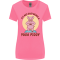 It's Not Easy Being a Yoga Piggy Funny Pig Womens Wider Cut T-Shirt Azalea