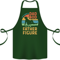 It's Not a Dad Bod It's a Father Figure Cotton Apron 100% Organic Forest Green