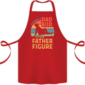 It's Not a Dad Bod It's a Father Figure Cotton Apron 100% Organic Red