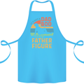 It's Not a Dad Bod It's a Father Figure Cotton Apron 100% Organic Turquoise