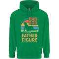 It's Not a Dad Bod It's a Father Figure Mens 80% Cotton Hoodie Irish Green