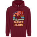 It's Not a Dad Bod It's a Father Figure Mens 80% Cotton Hoodie Maroon