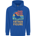 It's Not a Dad Bod It's a Father Figure Mens 80% Cotton Hoodie Royal Blue