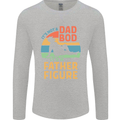 It's Not a Dad Bod It's a Father Figure Mens Long Sleeve T-Shirt Sports Grey