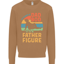 It's Not a Dad Bod It's a Father Figure Mens Sweatshirt Jumper Caramel Latte