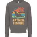 It's Not a Dad Bod It's a Father Figure Mens Sweatshirt Jumper Charcoal