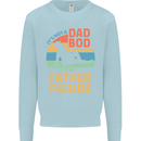 It's Not a Dad Bod It's a Father Figure Mens Sweatshirt Jumper Light Blue