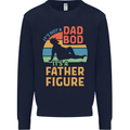 It's Not a Dad Bod It's a Father Figure Mens Sweatshirt Jumper Navy Blue