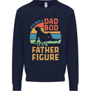It's Not a Dad Bod It's a Father Figure Mens Sweatshirt Jumper Navy Blue