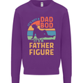 It's Not a Dad Bod It's a Father Figure Mens Sweatshirt Jumper Purple