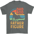 It's Not a Dad Bod It's a Father Figure Mens T-Shirt Cotton Gildan Charcoal