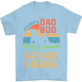 It's Not a Dad Bod It's a Father Figure Mens T-Shirt Cotton Gildan Light Blue
