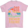 It's Not a Dad Bod It's a Father Figure Mens T-Shirt Cotton Gildan Light Pink