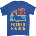 It's Not a Dad Bod It's a Father Figure Mens T-Shirt Cotton Gildan Royal Blue