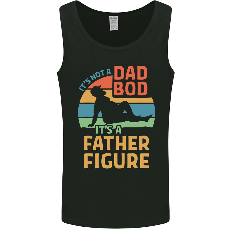 It's Not a Dad Bod It's a Father Figure Mens Vest Tank Top Black