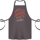 It's a Beautiful Day to Leave Me Alone Cotton Apron 100% Organic Dark Grey