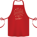 It's a Beautiful Day to Leave Me Alone Cotton Apron 100% Organic Red