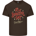 It's a Beautiful Day to Leave Me Alone Kids T-Shirt Childrens Chocolate
