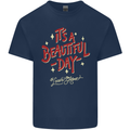 It's a Beautiful Day to Leave Me Alone Kids T-Shirt Childrens Navy Blue