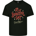 It's a Beautiful Day to Leave Me Alone Mens Cotton T-Shirt Tee Top Black