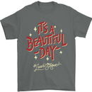 It's a Beautiful Day to Leave Me Alone Mens T-Shirt Cotton Gildan Charcoal
