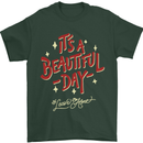 It's a Beautiful Day to Leave Me Alone Mens T-Shirt Cotton Gildan Forest Green