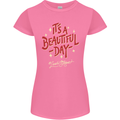 It's a Beautiful Day to Leave Me Alone Womens Petite Cut T-Shirt Azalea