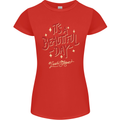 It's a Beautiful Day to Leave Me Alone Womens Petite Cut T-Shirt Red