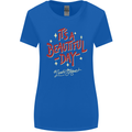 It's a Beautiful Day to Leave Me Alone Womens Wider Cut T-Shirt Royal Blue