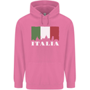Italy Skyline Italian Flag Childrens Kids Hoodie Azalea