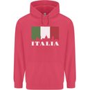 Italy Skyline Italian Flag Childrens Kids Hoodie Heliconia