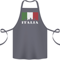 Italy Skyline Italian Flag Cotton Apron 100% Organic Steel
