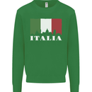 Italy Skyline Italian Flag Mens Sweatshirt Jumper Irish Green