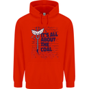 Its All About the Coal Funny BBQ Grill Childrens Kids Hoodie Bright Red