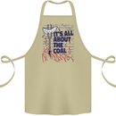 Its All About the Coal Funny BBQ Grill Cotton Apron 100% Organic Khaki