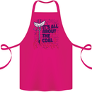 Its All About the Coal Funny BBQ Grill Cotton Apron 100% Organic Pink