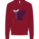 Its All About the Coal Funny BBQ Grill Kids Sweatshirt Jumper Red