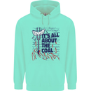 Its All About the Coal Funny BBQ Grill Mens 80% Cotton Hoodie Peppermint
