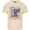 Its All About the Coal Funny BBQ Grill Mens Cotton T-Shirt Tee Top Natural