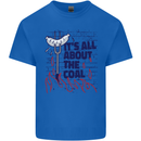 Its All About the Coal Funny BBQ Grill Mens Cotton T-Shirt Tee Top Royal Blue