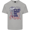 Its All About the Coal Funny BBQ Grill Mens Cotton T-Shirt Tee Top Sports Grey
