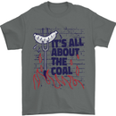 Its All About the Coal Funny BBQ Grill Mens T-Shirt 100% Cotton Charcoal