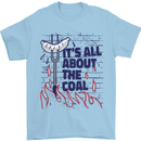 Its All About the Coal Funny BBQ Grill Mens T-Shirt 100% Cotton Light Blue